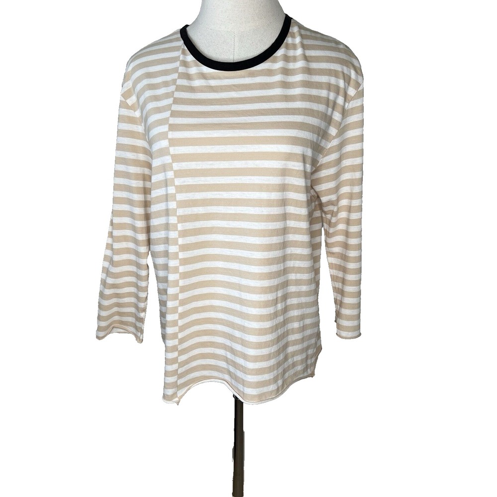 Hope‎ by Ringstrand Söderberg Stockholm Size 38 Tan Blouse Cotton 100% Sleeve